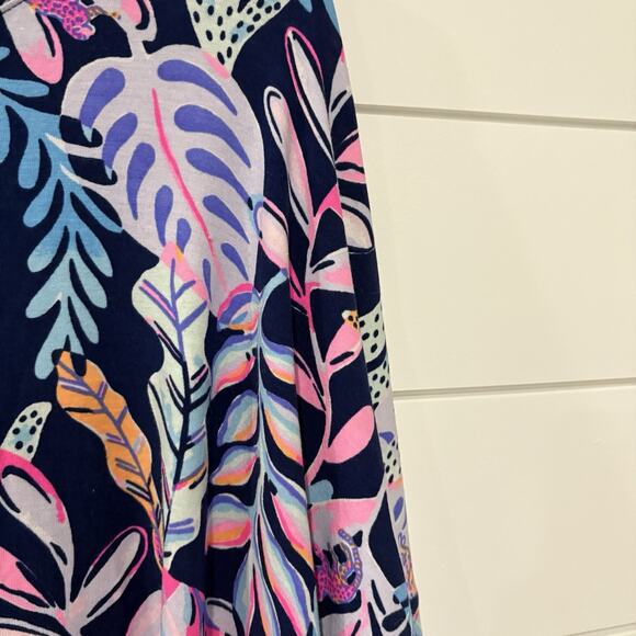 Lilly Pulitzer | Finn Top Oyster Bay Navy Preppy Beach Vacation- Size XXL - Picture 4 of 9